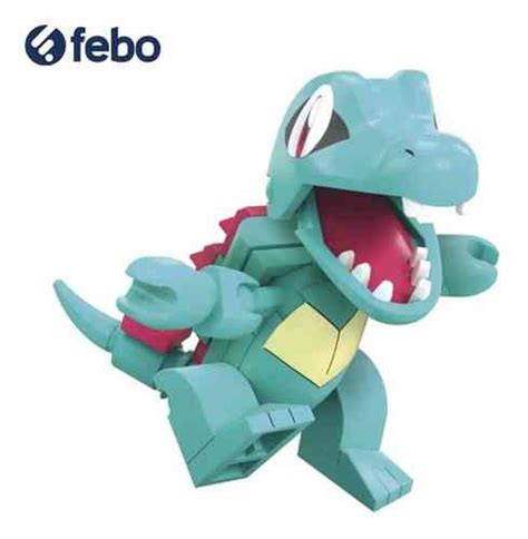 Mega Construx Pokemon Set Totodile Coleccionable Febo Febo