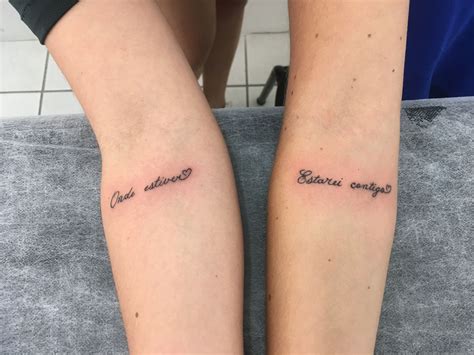 Tatuagem Delicada Estarei Voc Tattoo Tatuagem Para Irm S