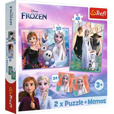 Trefl 2w1 Puzzle Memory Kraina Lodu 2 Disney 3 Humbi Pl