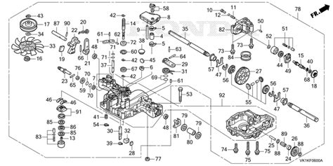 Ersatzteile Und Zeichnung Vom Rasentraktor Honda HF2317 HME