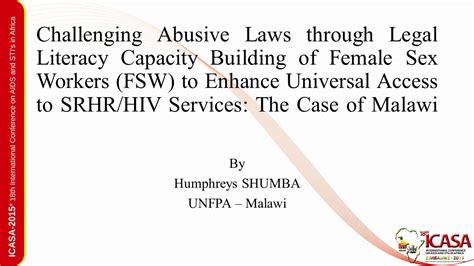 Challenging Abusive Laws Through Legal Literacy Capacity Building Of