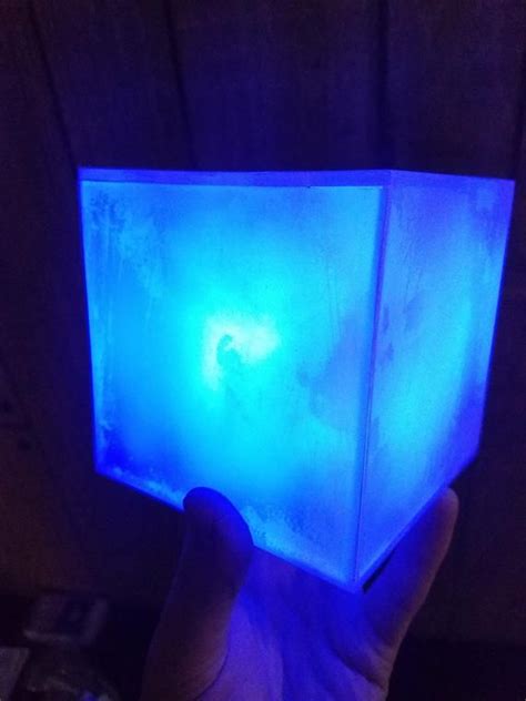 The Tesseract Infinity Stone Space Stone Container Replica Etsy The Tesseract Six Infinity