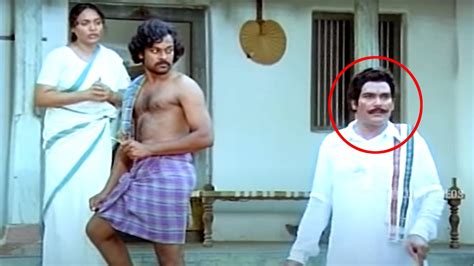 Chiranjeevi And Rao Gopal Rao Terrific Movie Scene Telugu Videos