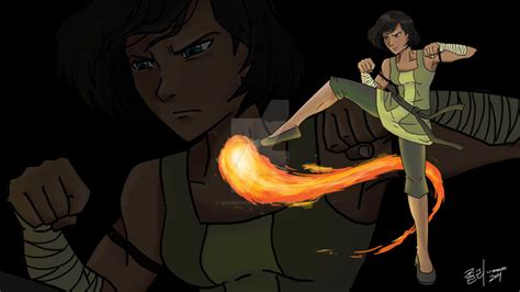 Korra Firebending by NagseoNinja on DeviantArt