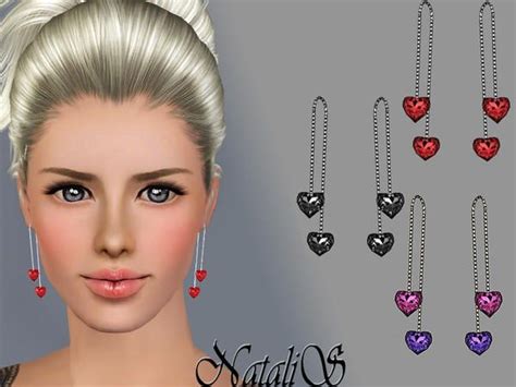 Natalis Two Hearts Drop Earrings Ft Fa Heart Drop Earrings Heart