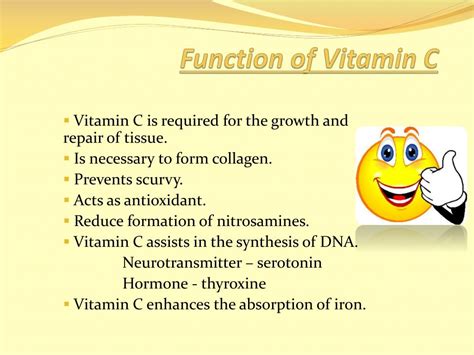 Ppt Vitamin C Powerpoint Presentation Free Download Id3859162