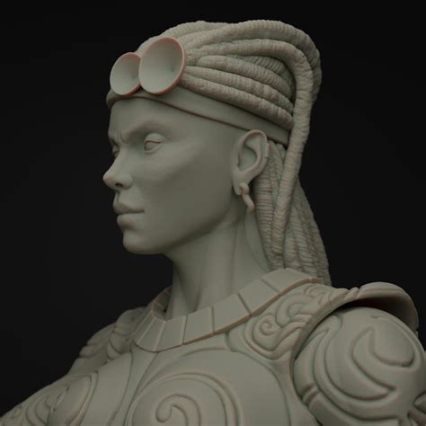 Artstation Amazona For The Quest Compatible Miniatures Fan Project