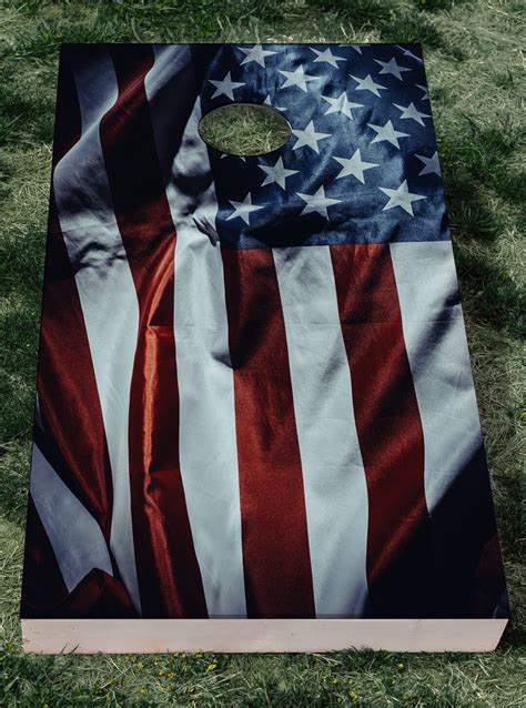 Patriotic Cornhole Board Wrap - Etsy