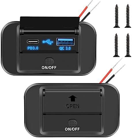 Amazon Linkstyle V Rv Usb Outlet Qc Usb A Port Usb C Port