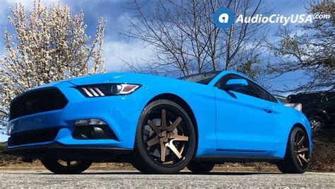 Ford Mustang S550 Blue Ferrada FR1 Wheel Wheel Front