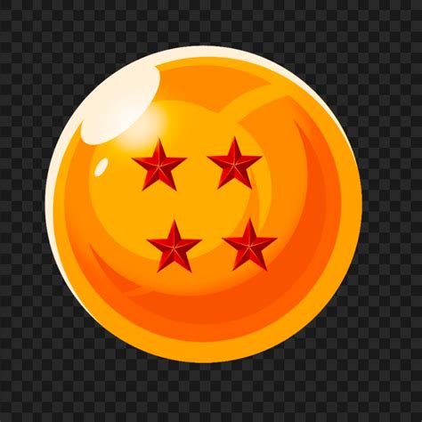 HD PNG Dragon Ball Z DBZ Crystal Ball 4 Stars | Citypng