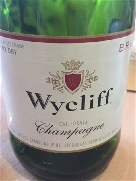 Wycliff California Champagne Very Dry Brut 1995 | Wine Info