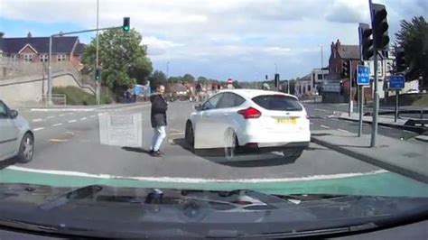 Shocking Moment Pedestrians Are Almost Mown Down At A Crossing Lbc