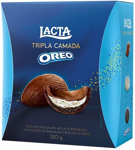 Ovo De P Scoa Lacta Tripla Camada Oreo G Amazon Br