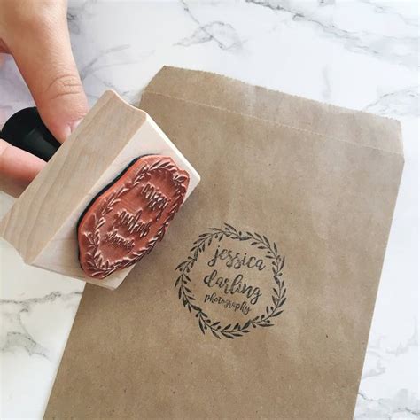 Custom Logo Stamp For Your Small Business Etsy Shop Custom Etsy Uk