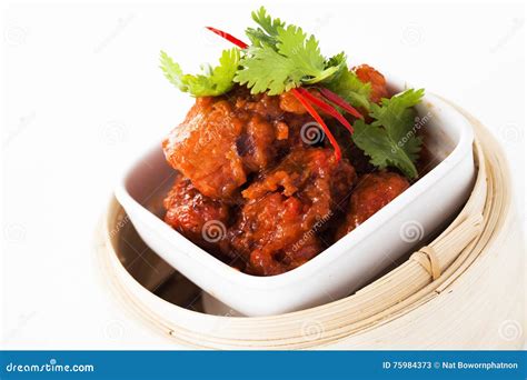 Steamed Pork Ribs With Black Bean Stock Image Image Of Restaurant