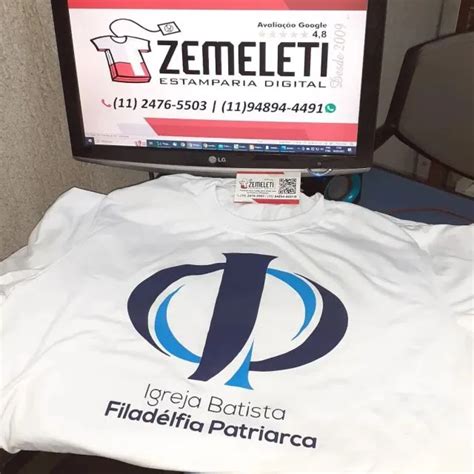 Camiseta Igreja Batista Filad Lfia Patriarca Zemeleti Camisetas