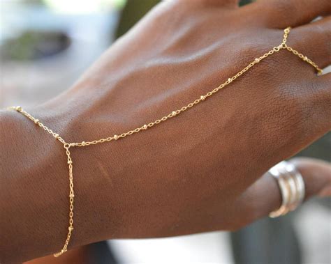 Gold Hand Chain Best Gifts On Etsy Under 50 POPSUGAR Smart Living