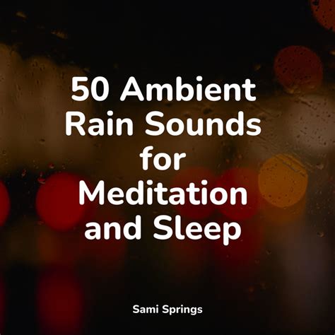 Ambient Rain Sounds For Meditation And Sleep Album By Baby Relax