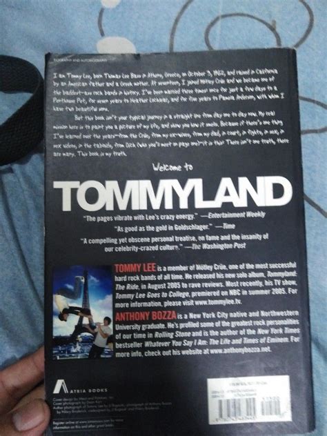 Tommy Lee of motley crue biography book, Hobbies & Toys, Books ...