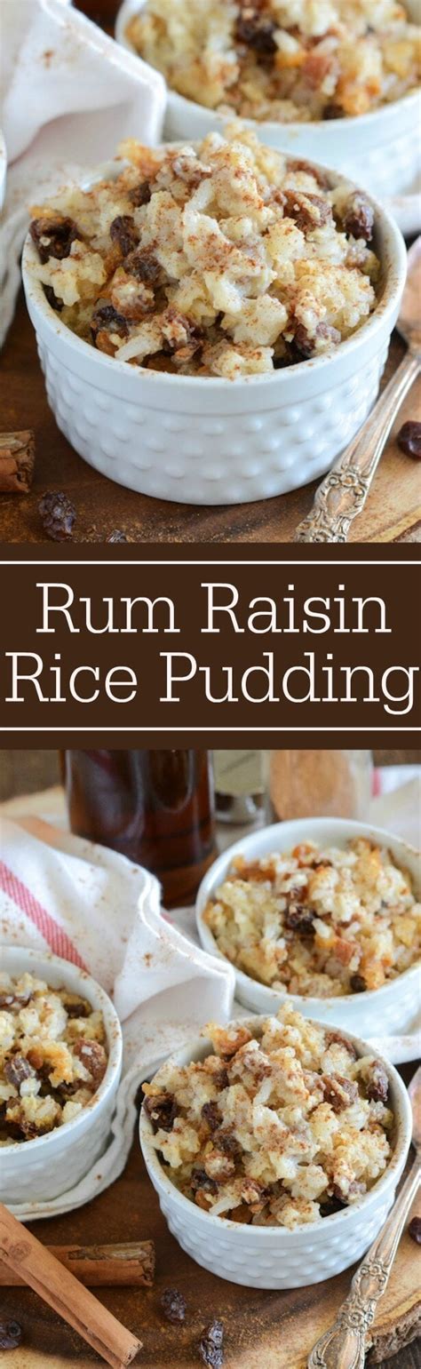 Rum Raisin Baked Rice Pudding The Novice Chef