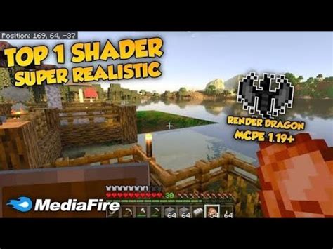 Top Render Dragon Shader Realistic Mcpe Mirip Rtx Support Low