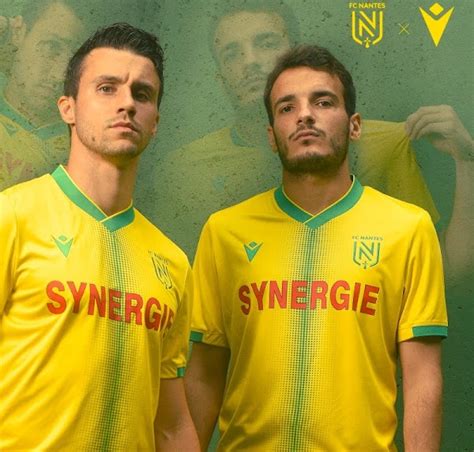 FC Nantes 2022 Les Nouveaux Maillots De Football Sont Officiels