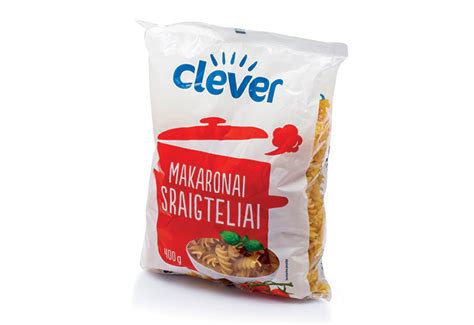 Clever Makaronai Sraigteliai G Eur Kg Iki Ar Iau Tav S