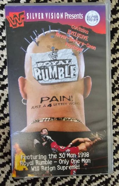 Wwf Royal Rumble Vhs Wwe Wrestling Silver Vision Video Wcw