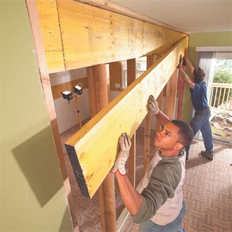 How To Install A Load Bearing Wall Beam Diy