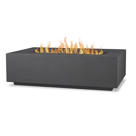 Real Flame Aegean In X In Btu Weathered Slate Rectangular