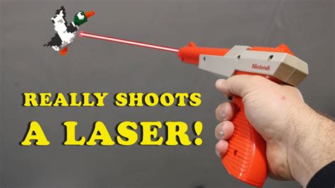 Make A Nintendo Zapper Shoot Real Lasers Youtube