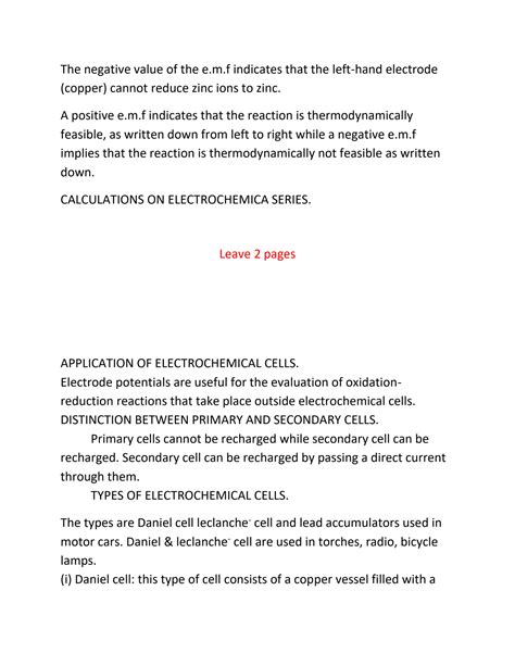 Solution Electrochemical And Faraday S Law Studypool