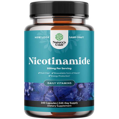 Vitamin B3 Nicotinamide Mitochondrial Energy And Anti Aging Skin Supplement Aka Vitamin B3