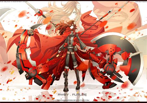 Ruby Rose 4K Ultra HD Wallpaper – Dynamic RWBY Anime Art by Bach Do