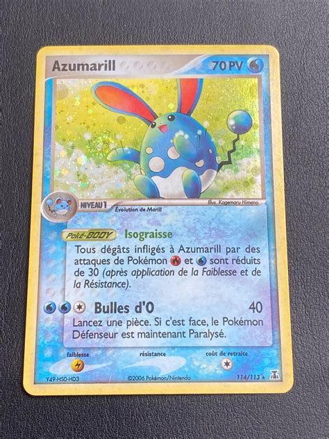 Azumarill Ex Esp Ces Delta Carte Pokemon