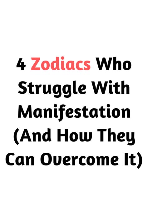 4 Zodiacs Who Struggle With Manifestation And How They Can Overcome It