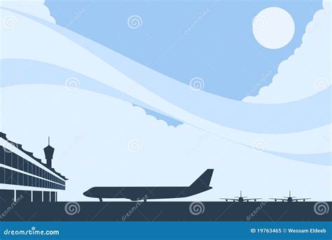 Airport Background Vector Illustration | CartoonDealer.com #29595840