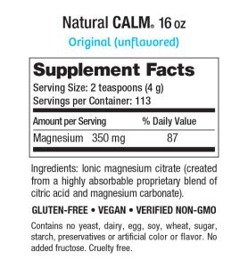 Natural Calm Magnesium Powder