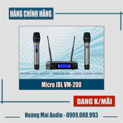 Micro không dây JBL VM200 hàng chính hãng