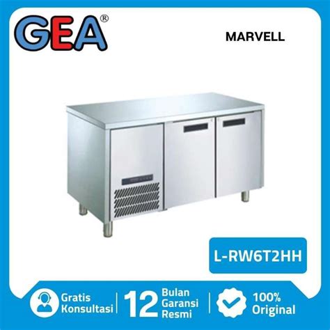 Promo GEA L RW6T2HH UNDER COUNTER CHILLER FREEZER GARANSI RESMI Diskon