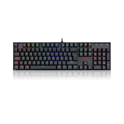 Ripley TECLADO GAMER REDRAGON MITRA SPANISH K551RGB RED SWITCH BLACK