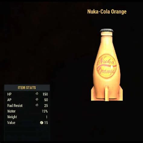 Aid 10k Nuka Cola Orange Fallout 76 Game Items Gameflip