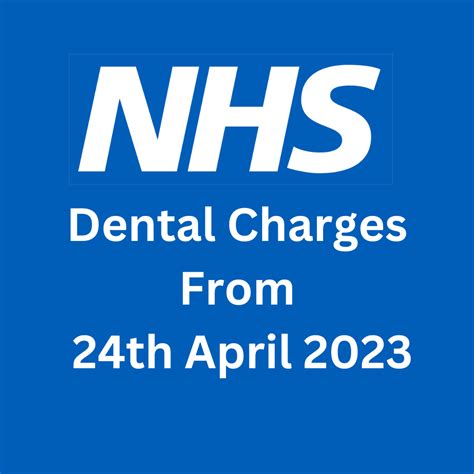 Nhs Fee Increase From Th April Carriage Works Dental