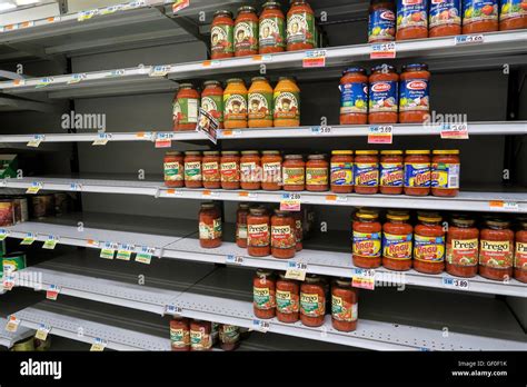 Empty Grocery Shelves Stock Photo - Alamy