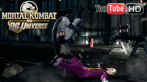 Mortal Kombat Vs Dc Universe [xbox 360] Batman Vs Joker 〘hd〙 Youtube