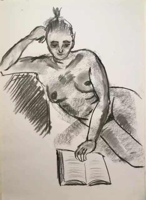 Life Drawing Sketch By Simon Farnell Nude Figure In Pencil On Paper