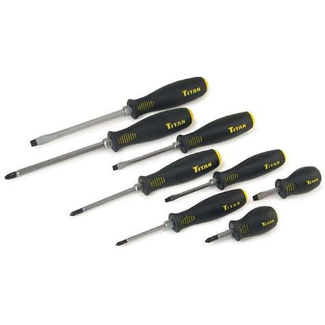 TITAN 8-Piece Screwdriver Set-TIT17208 - The Home Depot