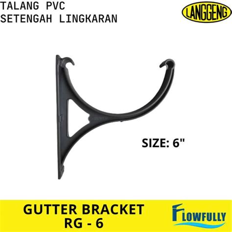 Jual Gantungan Talang Pvc Rg 6 Langgeng Setengah Lingkaran Gutter