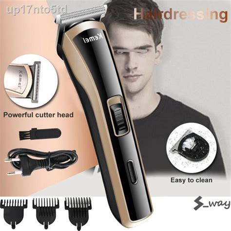 Kemei Km 418 Electric Trimmer Rechargeable Razor Hair Clipper Shaving